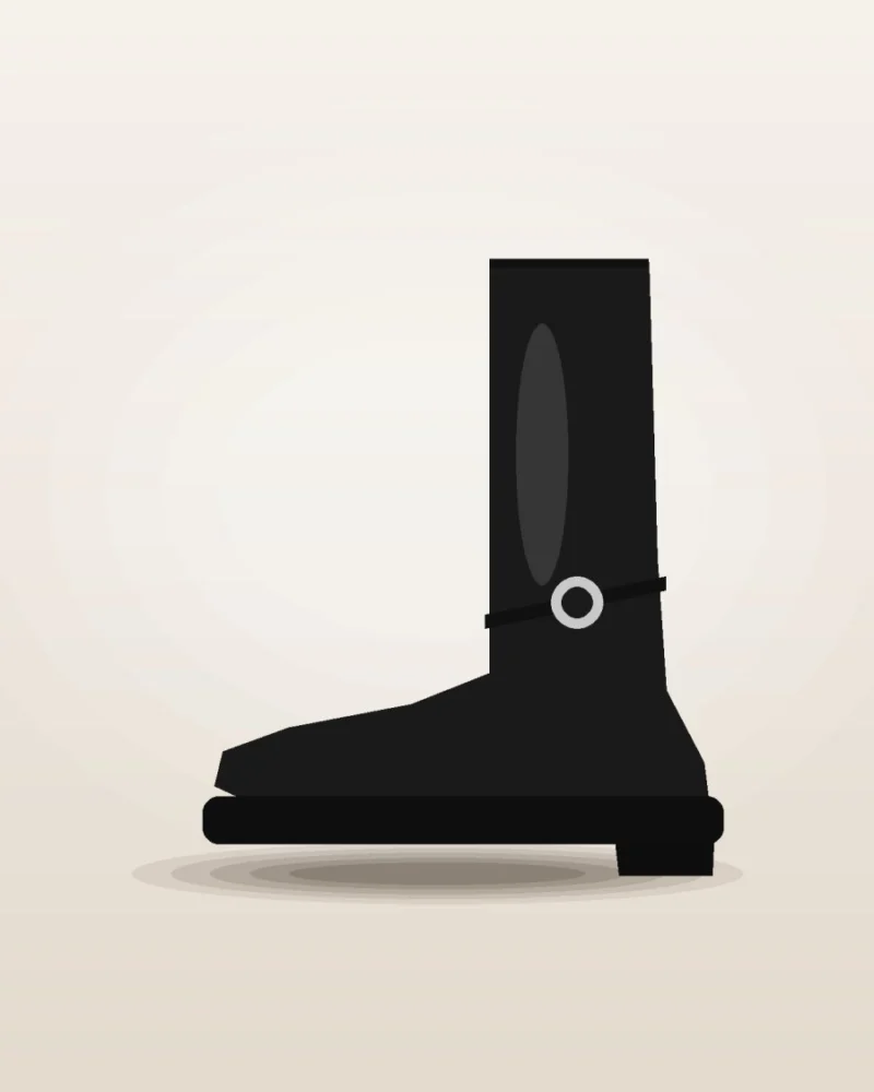 Saint Laurent Wyatt 40 Harness Boots